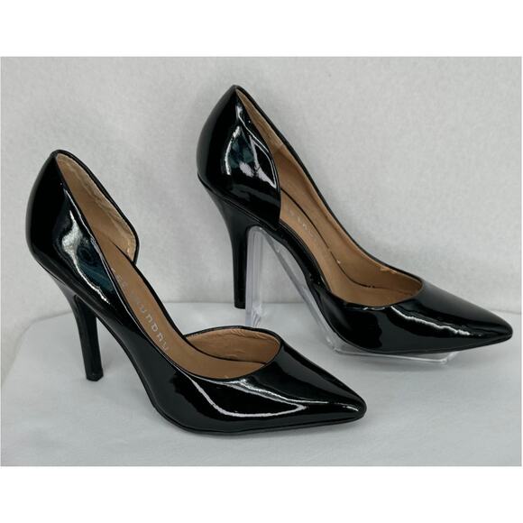 Chinese Laundry Socialite Black Patent Leather Pumps 6M - Picture 2 of 7